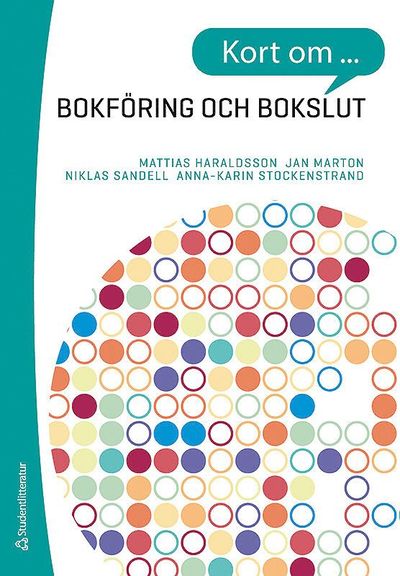 Cover for Anna-Karin Stockenstrand · Kort om bokföring och bokslut (Book) (2018)