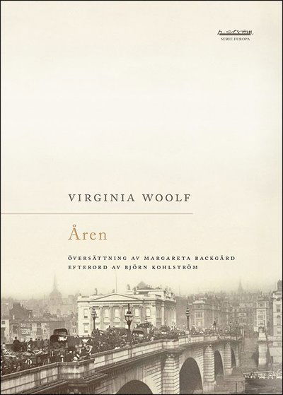 Cover for Virginia Woolf · Serie Europa: Åren (Bok) (2020)