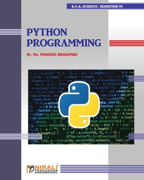 Cover for Dr MS Manisha Bharambe · Python Programming (Paperback Book) (2019)