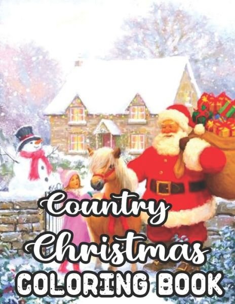 Cover for Betty White · Country Christmas Coloring Book (Paperback Bog) (2020)