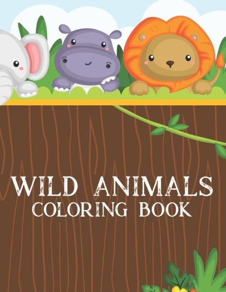 Cover for Kh Winter · Wild Animals Coloring Book (Taschenbuch) (2020)