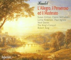 Handellallegro Il Penseroso Ed Il - Kings Consort & Robert King - Musik - HYPERION - 0034571172835 - 2000