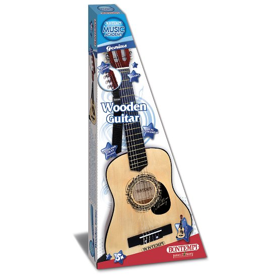 Bontempi  Wooden Guitar 75 Cm WShoulder Strap  Toys (MERCH)
