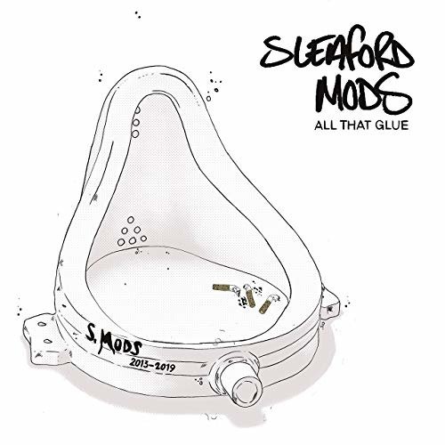 Cover for Sleaford Mods · All That Glue (Ltd White Vinyl) (LP) [Coloured edition] (2020)