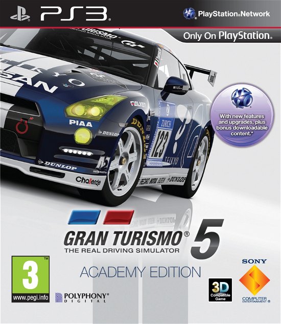 Cover for Sony · Gran Turismo 5 Academy Edition (PS3) (2012)