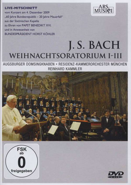 Cover for Augsburger Domsingknaben / Kammler · Bach:weihnachtsoratorium I-iii (DVD) (2010)