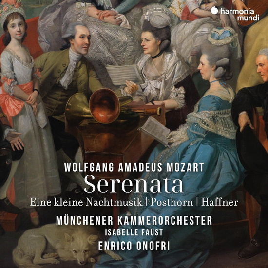 Cover for Münchener Kammerorchester &amp; Isabelle Faust &amp; Enrico Onofri · Mozart Serenata: Eine kleine Nachtmusik, Posthorn, Haffner (CD) (2025)