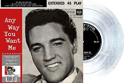 Cover for Elvis Presley · Any Way You Want Me (Transparent Vinyl) (7&quot;) (2023)