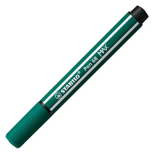 STABILO Pen 68 MAX - Viltstift Met Dikke Beitelpunt - Turquo - Stabilo - Merchandise -  - 4006381569835 - 