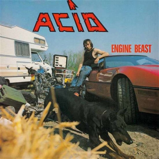 Cover for Acid · Engine Beast (Blue Vinyl LP + 7&quot;) (LP) [Coloured edition] (2020)