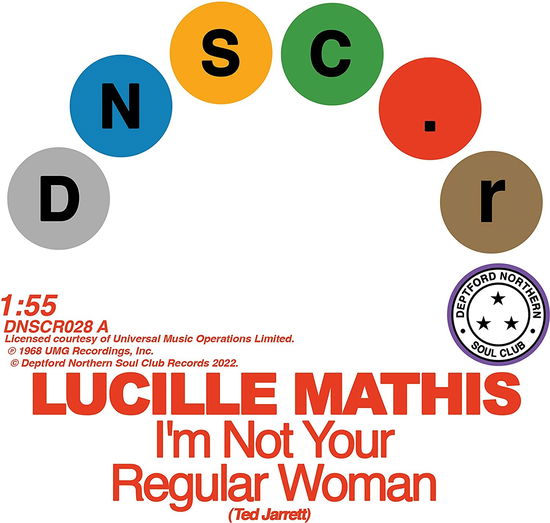 Cover for Mathis, Lucille &amp; Holly S · I'm Not Your Regular Women / That's Not Love (7&quot;) (2022)