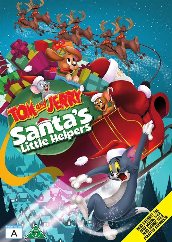 Cover for Tom And Jerry - Santas Little Helper (DVD) (2014)