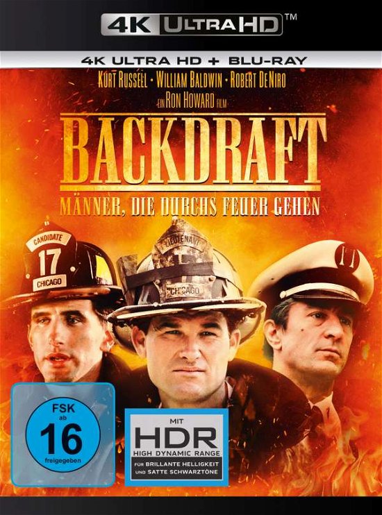 Cover for Robert De Niro,william Baldwin,kurt Russell · Backdraft-m (4K Ultra HD/BD) (2019)