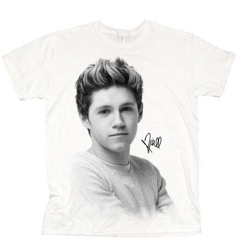 Cover for One Direction · One Direction Ladies T-Shirt: Niall Solo B&amp;W (Skinny Fit) (T-shirt) [size S] [White - Ladies edition]