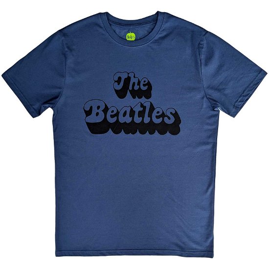 The Beatles Unisex T-Shirt: Text Logo Shadow - The Beatles - Merchandise -  - 5056561099835 - 