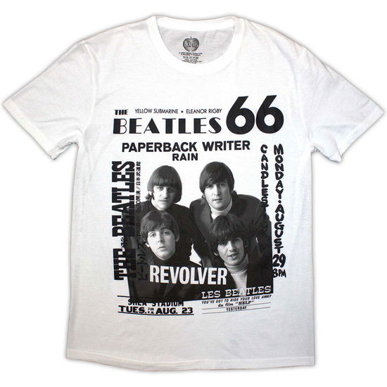 The Beatles Unisex T-Shirt: 1966 - The Beatles - Merchandise -  - 5056821047835 - November 8, 2024