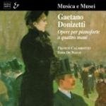 Cover for Gaetano Donizetti  · Opere X Pf. A 4 Mani (CD)