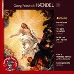 Cover for Georg Friedrich Handel  · Anthems: Let God Arise Hwv 256b, The Lord Is My Light Hwv 255 (CD)