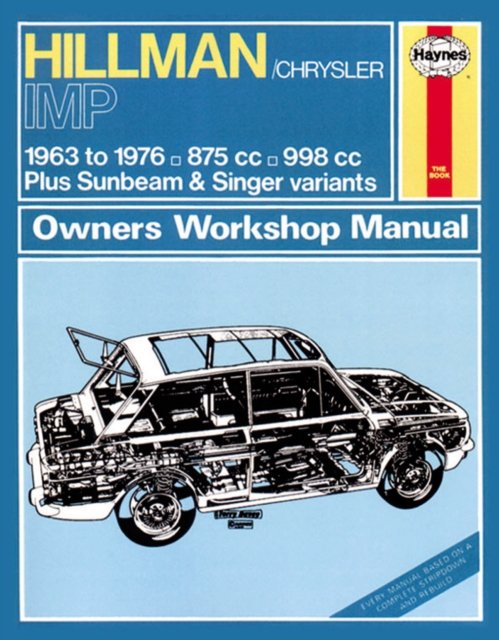 Cover for Haynes Publishing · Hillman Imp Petrol (63-76) up to R Haynes Repair Manual (Classic Reprint) (Paperback Bog) (2013)