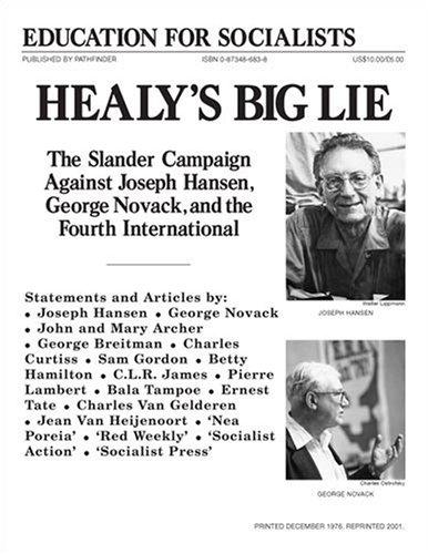 Healy's Big Lie - Joseph Hansen - Books - Pathfinder Press (NY) - 9780873486835 - September 1, 1999