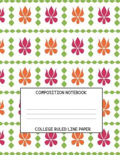 Composition Notebook - College Ruled Line Paper - Sarah King - Książki - Independently Published - 9781080324835 - 13 lipca 2019