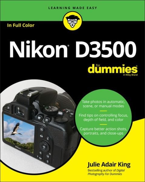 Cover for King, Julie Adair (Indianapolis, Indiana) · Nikon D3500 For Dummies (Pocketbok) (2019)
