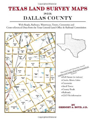 Cover for Gregory a Boyd J.d. · Texas Land Survey Maps for Dallas County (Taschenbuch) (2012)