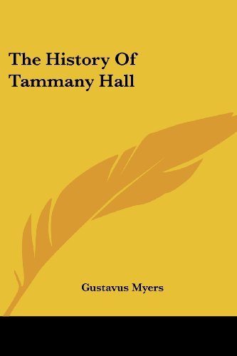 Cover for Gustavus Myers · The History of Tammany Hall (Paperback Bog) (2007)