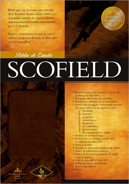 Cover for B&amp;h Espanol Editorial Staff · Nueva Biblia De Estudio Scofield-rvr 1960 (Leather Book) [Brown Imitation] (2011)