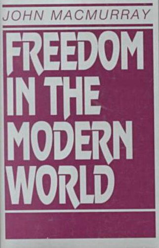 Cover for John Macmurray · Freedom in the Modern World (Paperback Book) (1996)