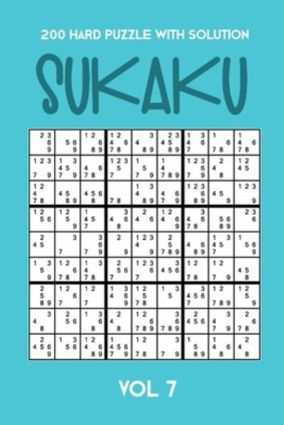 Cover for Tewebook Sukaku Puzzle · 200 Hard Puzzle With Solution Sukaku Vol 7 (Taschenbuch) (2019)
