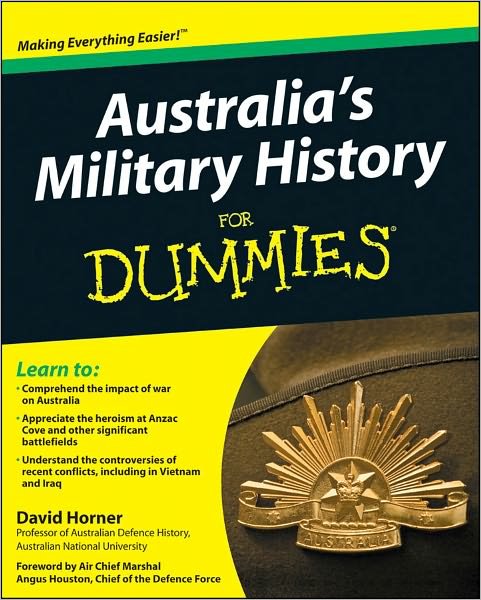 Cover for David Horner · Australia's Military History For Dummies (Paperback Book) (2010)