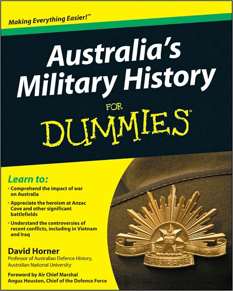 Cover for David Horner · Australia's Military History For Dummies (Paperback Book) (2010)