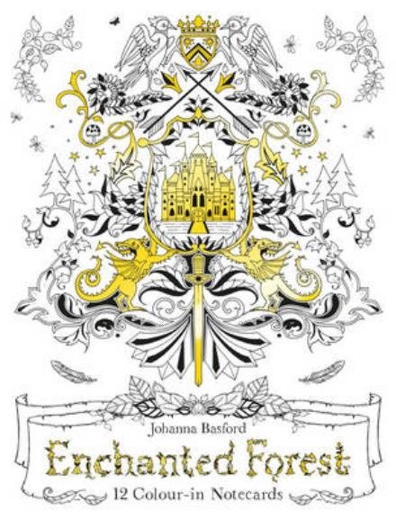 Enchanted Forest: 12 Colour-in Notecards - Johanna Basford - Książki - Laurence King Publishing - 9781780677835 - 11 kwietnia 2016