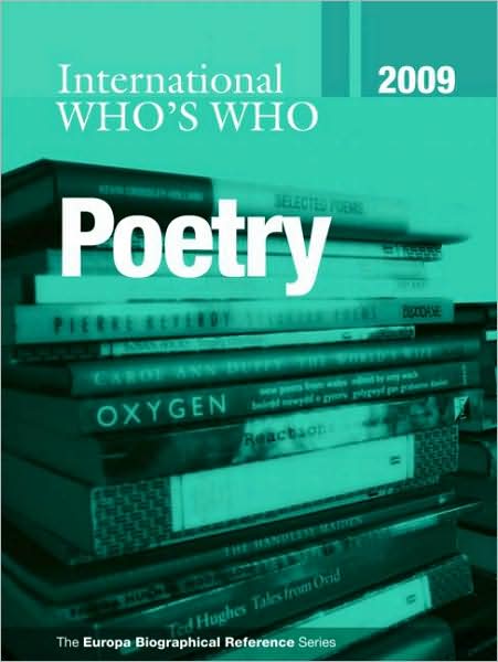 Cover for Europa Publications · International Who's Who in Poetry 2009 - International Who's Who in Poetry (Hardcover Book) (2008)