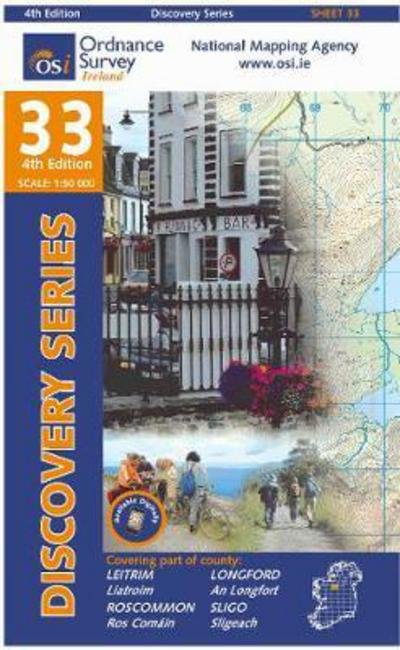 Cover for Ordnance Survey Ireland · Leitrim, Longford, Roscommon, Sligo - Irish Discovery Series (Kort) [4 Revised edition] (2012)
