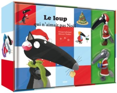 Cover for Orianne Lallemand · Le loup qui n'aimait pas Noel: livre jeu (Hardcover Book) (2017)