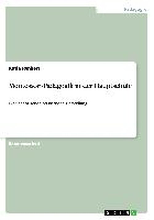 Cover for Renkert · Montessori-Pädagogik in der Hau (Book) [German edition] (2008)