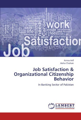 Cover for Aisha Chohan · Job Satisfaction &amp; Organizational Citizenship  Behavior: in Banking Sector of Pakistan (Pocketbok) (2012)