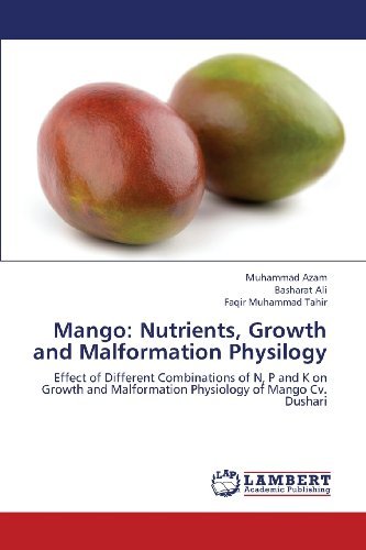 Cover for Faqir Muhammad Tahir · Mango: Nutrients, Growth and Malformation Physilogy: Effect of Different Combinations of N, P and K  on Growth and Malformation Physiology of Mango Cv. Dushari (Paperback Book) (2013)