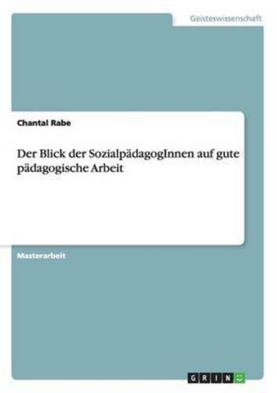 Cover for Rabe · Der Blick der SozialpädagogInnen a (Buch) (2015)