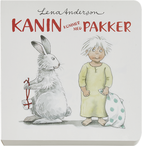 Cover for Lena Anderson · Kanin kommer med pakker (Cardboard Book) [1st edition] (2017)