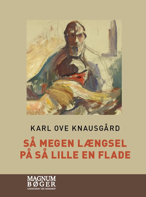 Cover for Karl Ove Knausgård · Så megen længsel på så lille en flade (Storskrift) (Bound Book) [2º edição] (2020)