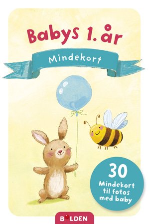Babys første år - mindekort -  - Koopwaar - Forlaget Bolden - 9788772057835 - 1 september 2023