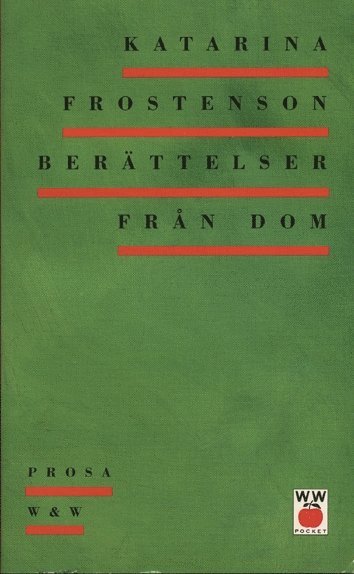 Cover for Katarina Frostenson · Berättelser från dom (Paperback Book) (1994)