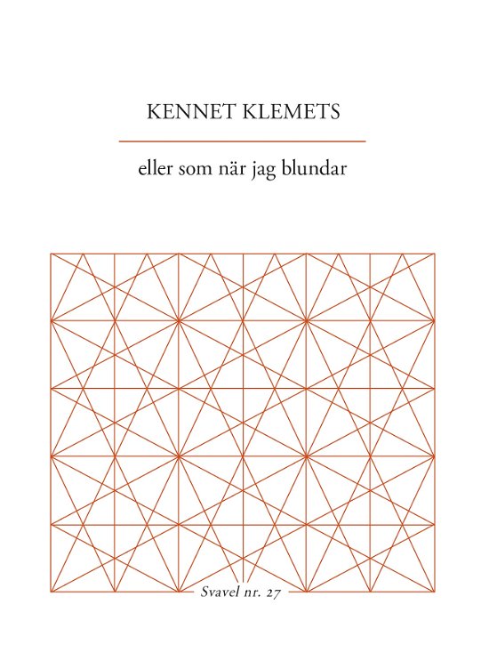 Cover for Kennet Klemets · Eller Som När Jag Blundar (Book) (2023)