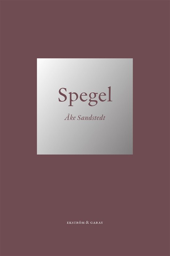 Cover for Åke Sandstedt · Spegel (Bok) (2021)