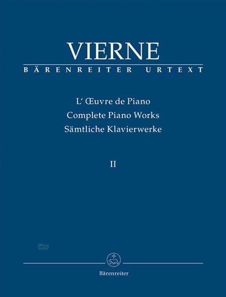 Cover for Vierne · Sämtliche Klavierw.2.BA9612 (Book)