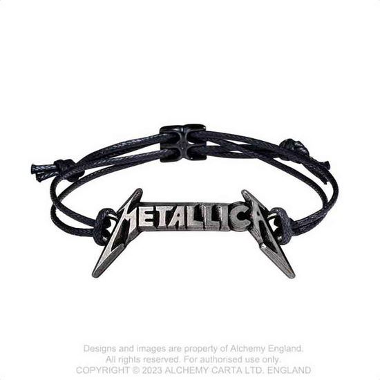 Metallica Classic Logo Wristrap Bracelet - Metallica - Gadżety - METALLICA - 0664427053836 - 31 sierpnia 2023