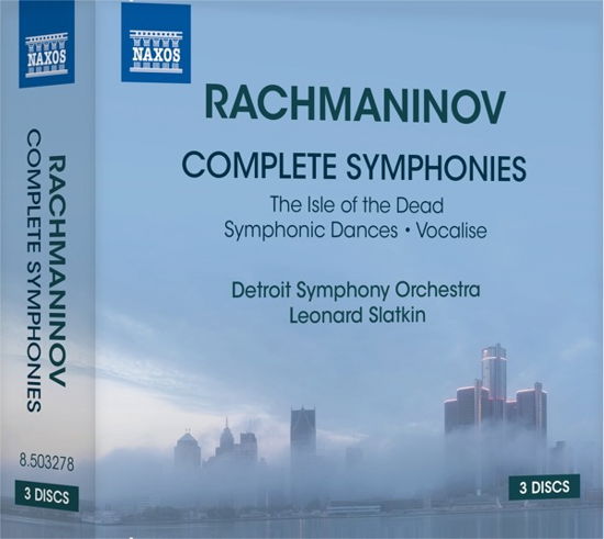 Cover for Detroit Symphony Orchestra · Rachmaninov: Complete Symphonies - The Isle Of The Dead - Symphonic Dances - Vocalise (CD) (2023)